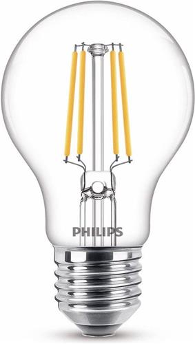 Philips energiezuinige LED Lamp Transparant - 40 W - E27 - warmwit licht - 6 stuks - Bespaar op energiekosten