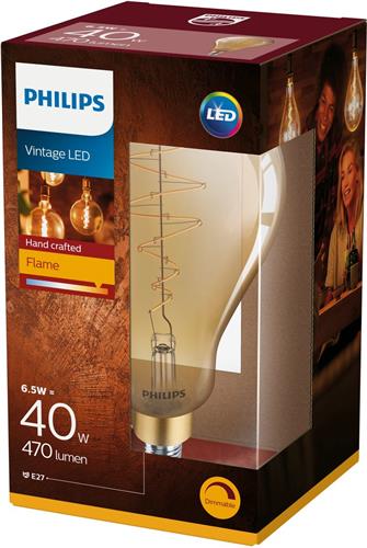 Philips LED Giant Spiraal Goud - 40 W - E27 - Dimbaar extra warmwit licht