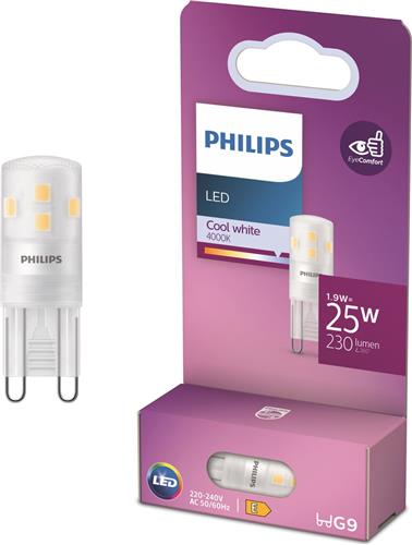 Energiezuinige Philips LED Capsule Transparant - 25 W - G9 - koelwit licht - Bespaar op energiekosten