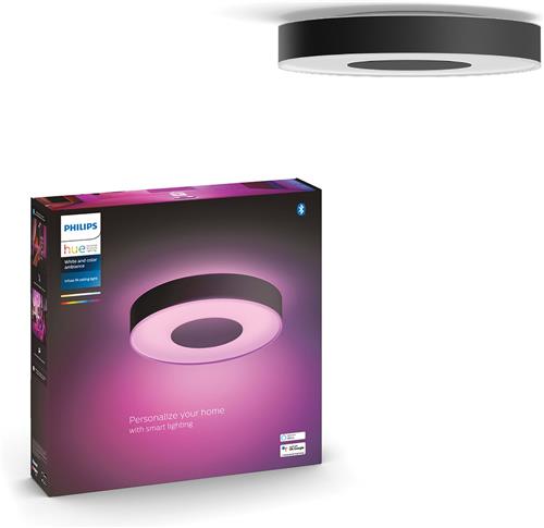 Philips Hue Infuse Plafondlamp - White and Color Ambiance - Zwart - 38cm