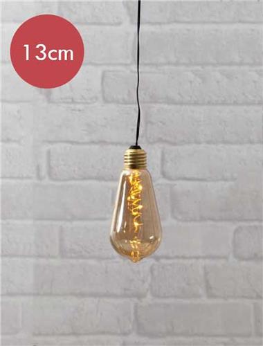 Hangende LEDlamp Glow -amber -lichtkleur: Warm Wit -Werkt op batterijen -Met timer functie -Kerstdecoratie