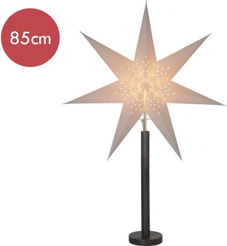 Bruine kerstster Elice met E14 fitting - 85 cm