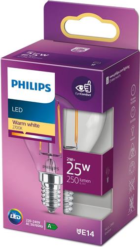 Philips LED Classic Kaarslamp 25W E14 Warm Wit