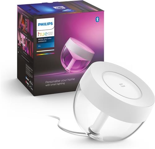 Philips Hue Iris Tafellamp - White and Color Ambiance - Gëintegreerd LED - Wit - 8,1W - Bluetooth