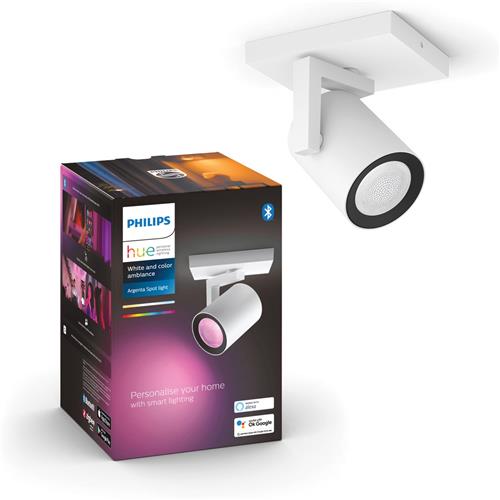 Philips Hue Argenta Opbouwspot - White and Color Ambiance - GU10 - 5,7W - Wit - Bluetooth