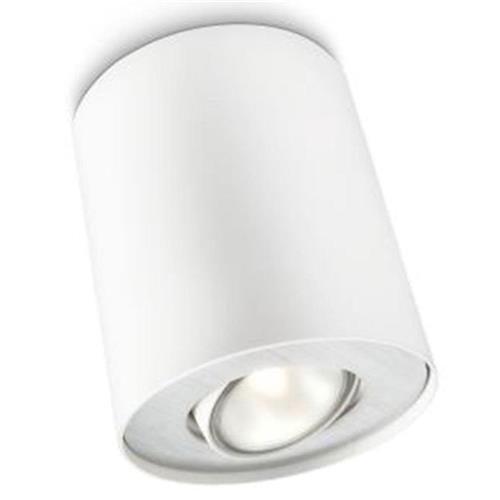 Philips myLiving Pillar Opbouwspot - LED - GU10 - Wit - 20W - 270 lumen