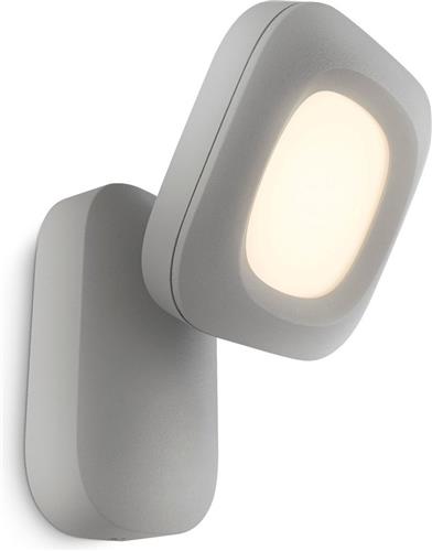 Philips myGarden Cloud Wandlamp / Tuinverlichting - Aluminium - LED - 3W