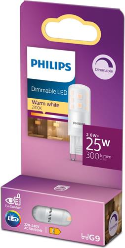 Philips LED 25W G9 WW 230V Dim