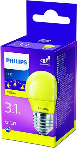 Philips - LED lamp - E27 - 3,1W - Geel