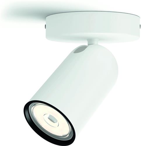 Philips Pongee opbouwspot - 1-lichts - wit