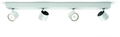 Philips Star opbouwspot - 4-lichts - wit