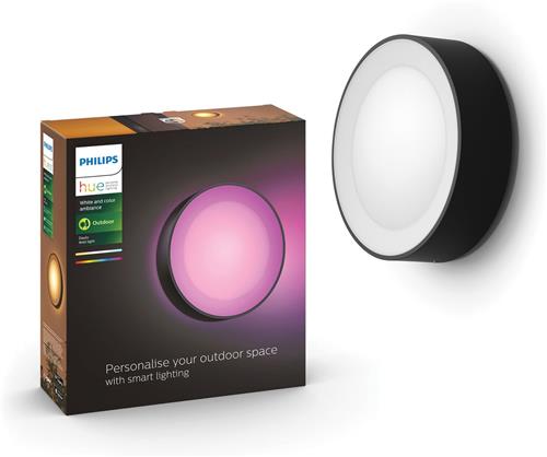 Philips Hue Daylo muurlamp - wit en gekleurd licht - zwart