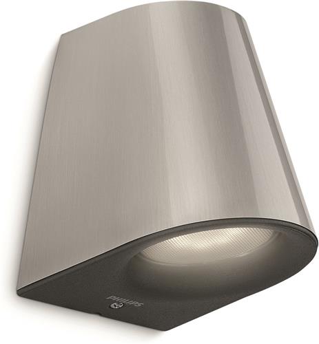 Philips myGarden Virga - Wandlamp - LED - Inox