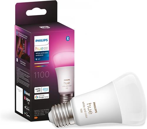 Philips Hue standaardlamp - wit en gekleurd - 1-pack - E27 - 1100lm