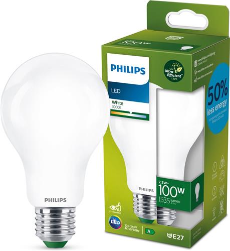 Philips Ultra Efficient LED lamp Mat - 100 W - E27 - Wit licht