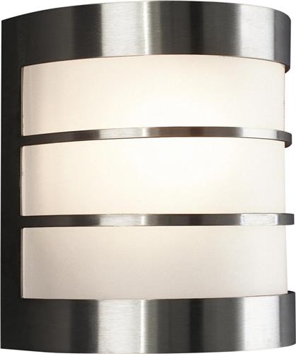 Philips Calgary muurlamp - inox - 60W