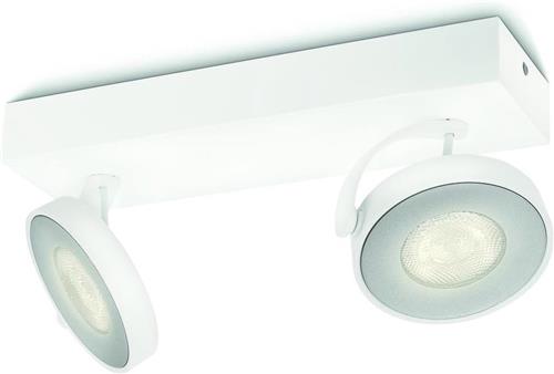 Philips myLiving Clockwork Plafondspot - 2 lichts - LED - Wit