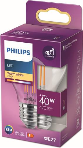 Philips LED classic 40W E27 WW P45 CL ND