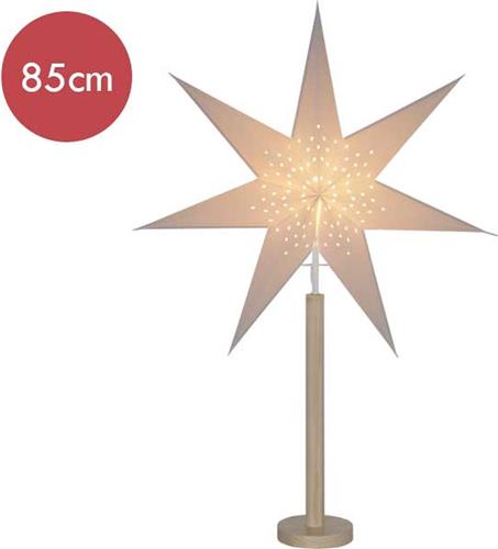 Naturel kerstster Elice met E14 fitting - 85 cm