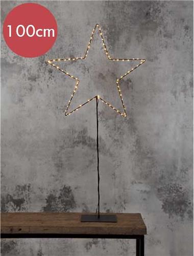 Tafellamp "Ster" -100cm -lichtkleur: Warm Wit -met stekker -Kerstdecoratie