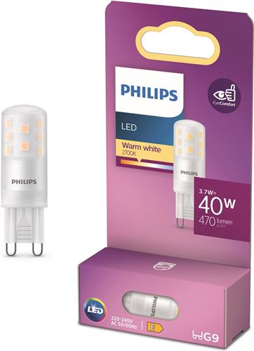 Energiezuinige Philips LED Capsule Transparant - 40 W - G9 - warmwit licht - Bespaar op energiekosten