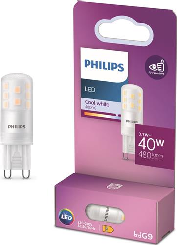 Energiezuinige Philips LED Capsule Transparant - 40 W - G9 - koelwit licht - Bespaar op energiekosten