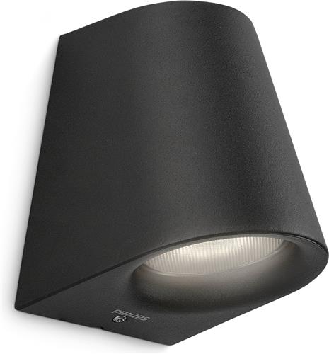 Philips Virga buitenwandlamp - zwart