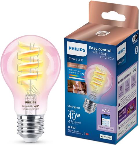 Philips Filament doorzichtig 40W A60 E27