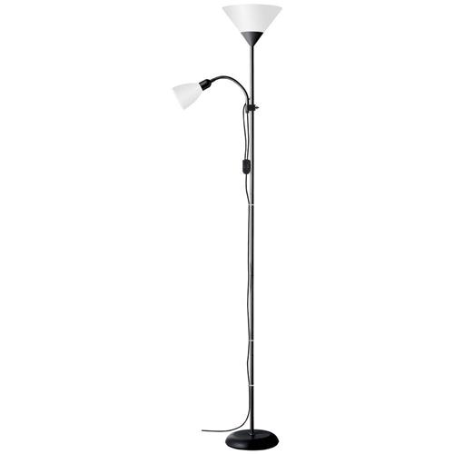 Brilliant SPARI 4 Staande lamp - E27 - Zwart-Wit - 180cm hoog