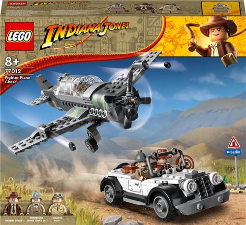 LEGO Indiana Jones Gevechtsvliegtuig Achtervolging Vliegtuig Speelgoed - 77012