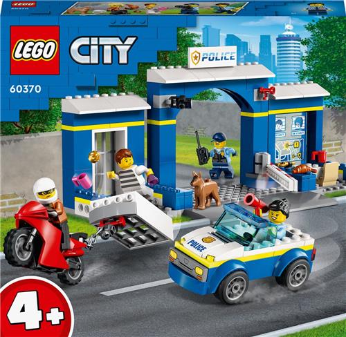 LEGO City Achtervolging politiebureau Bouwset - 60370