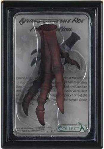 Collecta Prehistorie: Voetreplica Van T-rex 11,5 Cm Donkerbruin