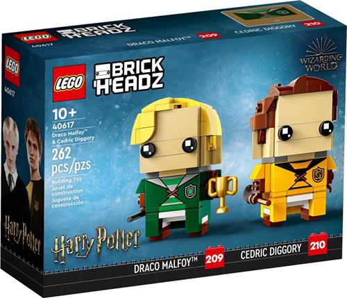 LEGO Harry Potter Brickheadz 40617 - Draco Malfidus en Carlo Kannewasser