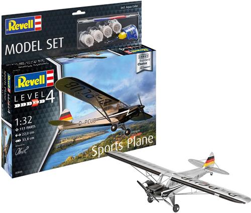 1:32 Revell 63835 Sports Plane - Model Set Plastic Modelbouwpakket