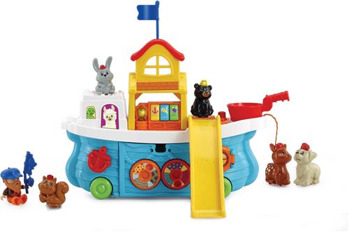 VTech Zoef Zoef Dieren - Dierenboot Activity-Center - Educatief Speelgoed - Babyspeelgoed - Sint Cadeau - Vanaf 1 Jaar