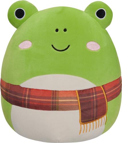 Squishmallows Wendy Green Frog W/Plaid Scarf 30cm Plush