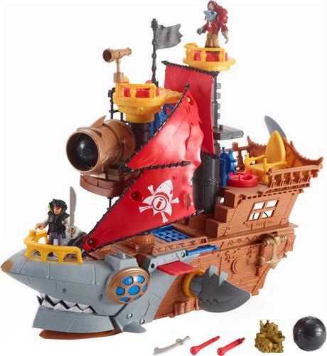 Playset Shark Bite Pirate Ship Fisher Price DHH61