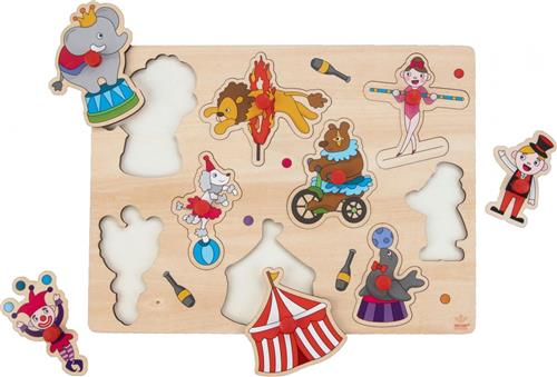 Engelhart Vormenpuzzel Circus Junior 22,5 X 30 Cm Hout 10-delig