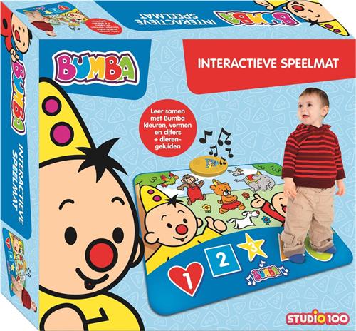 Bumba speelkleed - interactieve speelmat 90 x 70 cm - 6 dierengeluiden