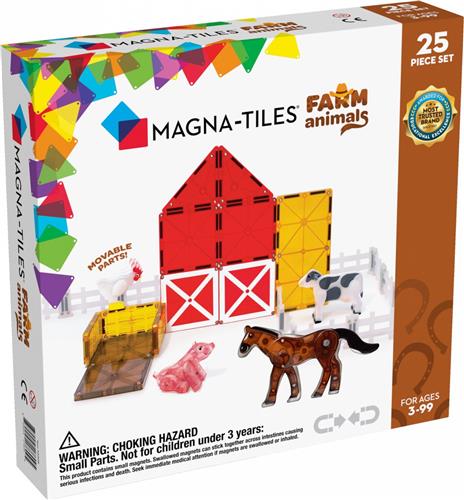 Magna Tiles - Boerderij set - Magnetisch Speelgoed 25 stuks