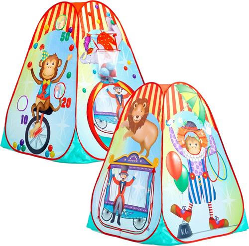 Pop-it-Up pop up speeltent kinderen Circus - 90x90x110 cm