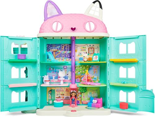 Gabby's Purrfect Magische Poppenhuis - Inclusief 2 Actiefiguren - 8 Meubelstukken - 3 Accessoires