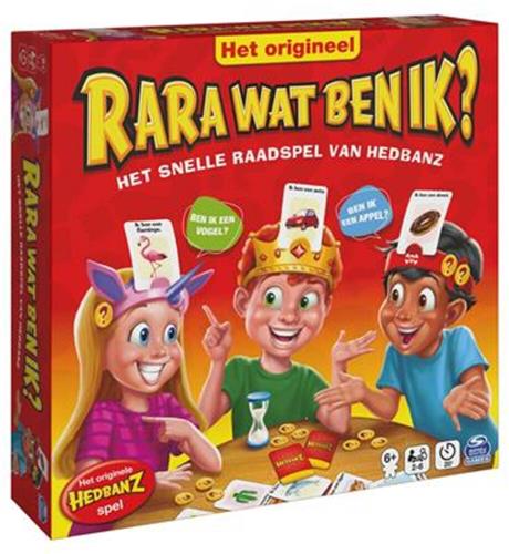 RARA Wat ben ik? – Bordspel - Nieuwe standaard editie met hoofdbanden