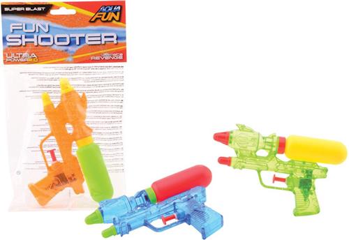 Waterpistool - Buitenspeelgoed - Waterspeelgoed - Watergeweer - Waterpistooltjes - 16 cm - multicolor