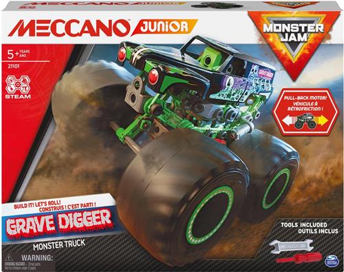 Meccano Junior - Monster Jam Grave Digger - S.T.E.A.M.-bouwpakket