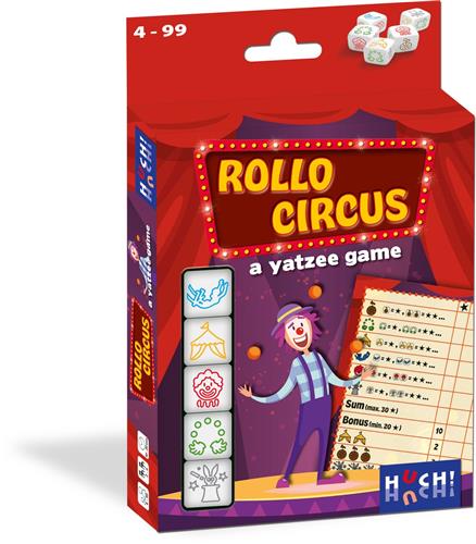 Rollo: A Yatzee Game - Circus - Dobbelspel (NL/FR)