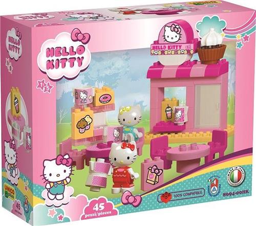 Hello Kitty Koffie Cafe Speelset - 45 delig - 8694 | Geschikt voor Duplo