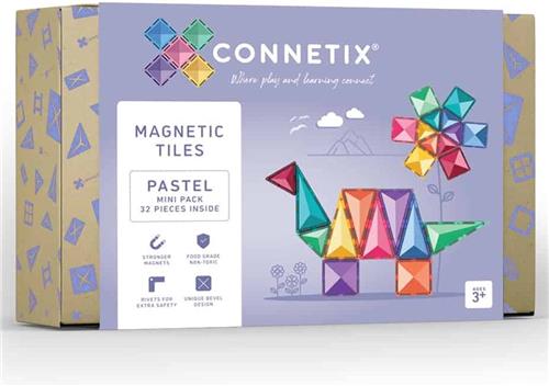 Connetix Tiles - Pastel Mini Pack - 32 stuks