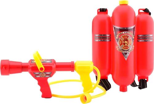 Brandweer Brandblusser Rugzak Waterpistool - Rood - Kinderen