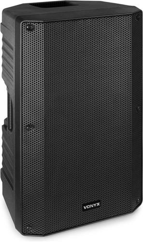 Speaker - Vonyx VSA15P - passieve speaker 15'' - 1000W - Kunststof behuizing met wieltjes - Perfect voor mobiel gebruik